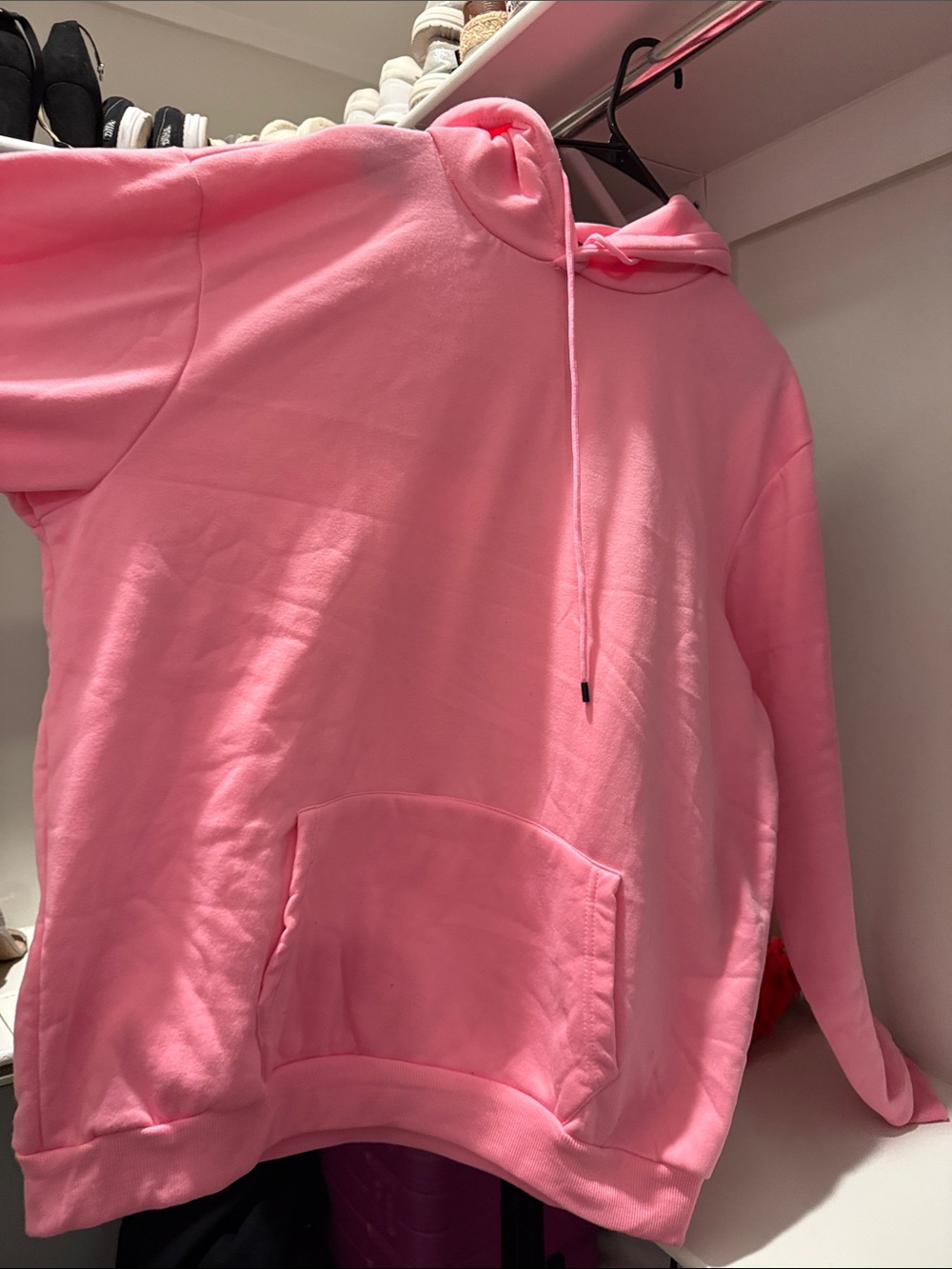 Bright Pink Cozy Hoodie